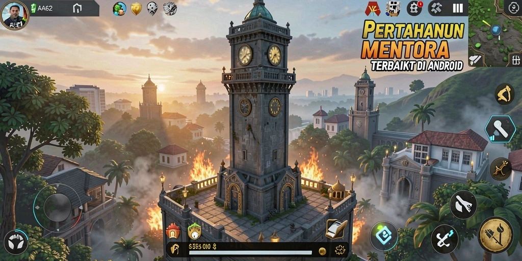 Gameplay menarik dari AA62 dalam aksi Tower Defense.