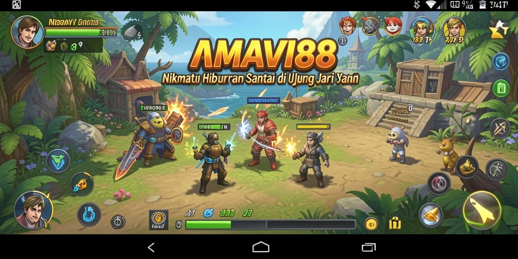 Tangkapan layar AMAVI88 menampilkan gameplay yang penuh warna dan menghibur.