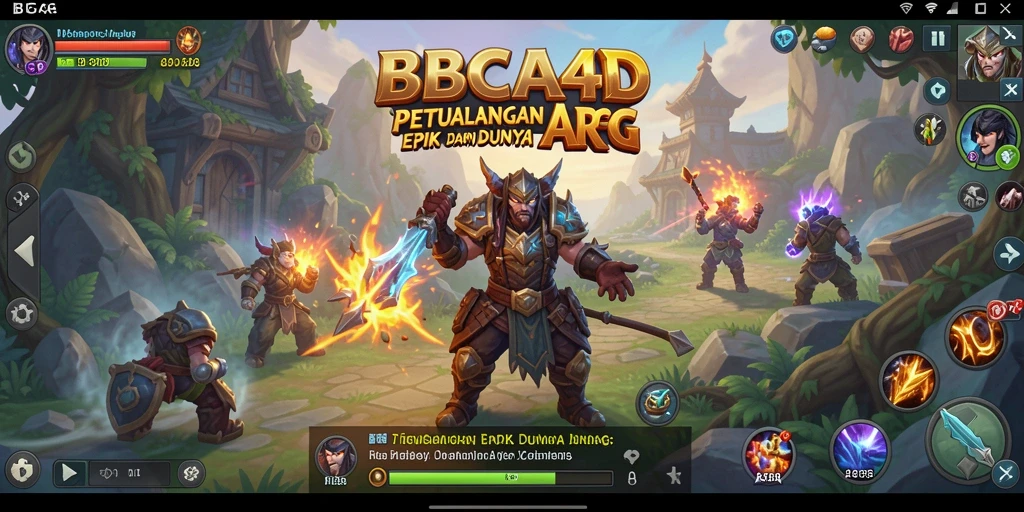Screenshot dari gameplay <strong>BBCA4D</strong> yang menunjukkan aksi pertarungan yang seru.