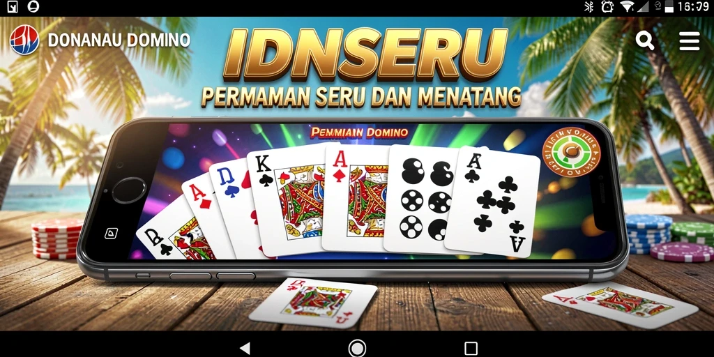 Screenshot gameplay seru IDNSERU dengan aksi Domino yang mendebarkan.