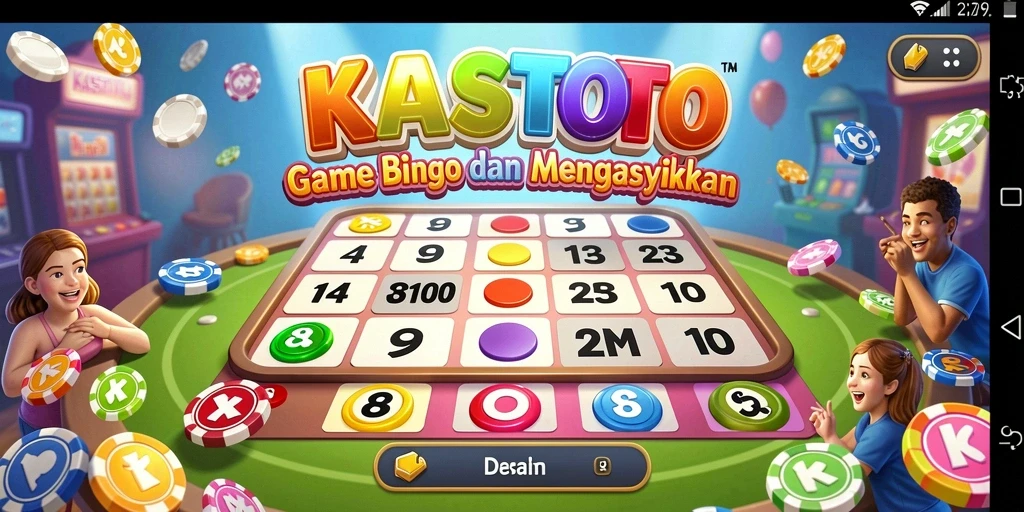Tampilan gameplay Bingo KASTOTO yang menarik dan interaktif.