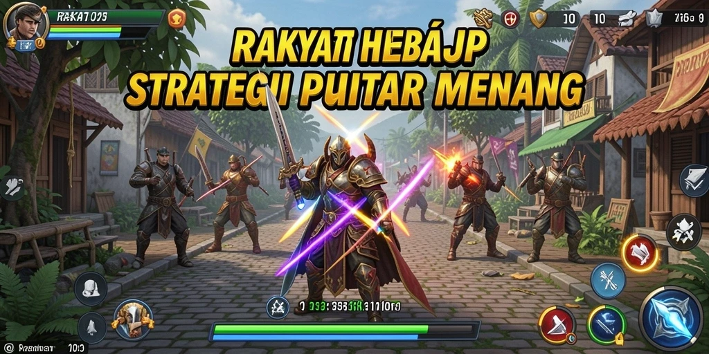 Tampilan gameplay RAKYATJP yang menarik dan menegangkan.