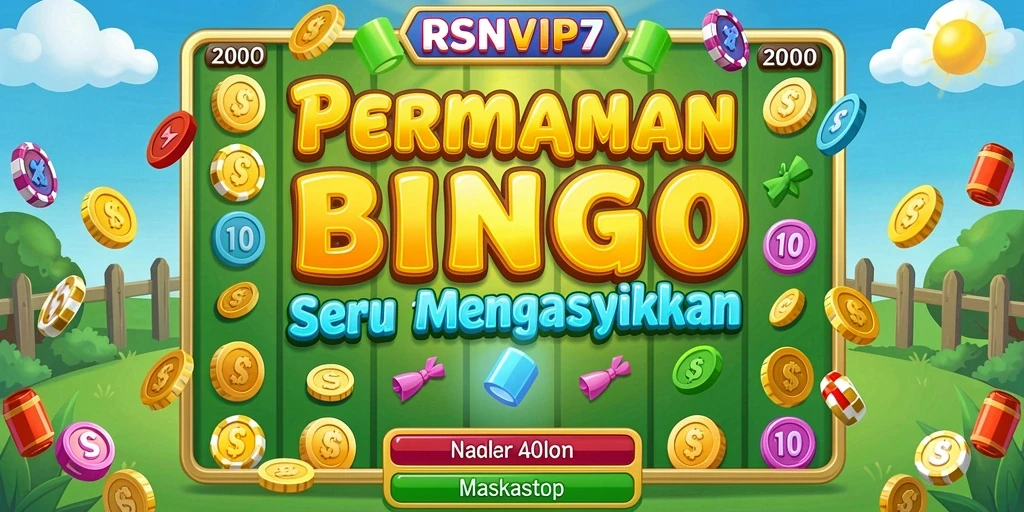 Tampilan gameplay bingo yang menarik dan seru di RSNVIP7.