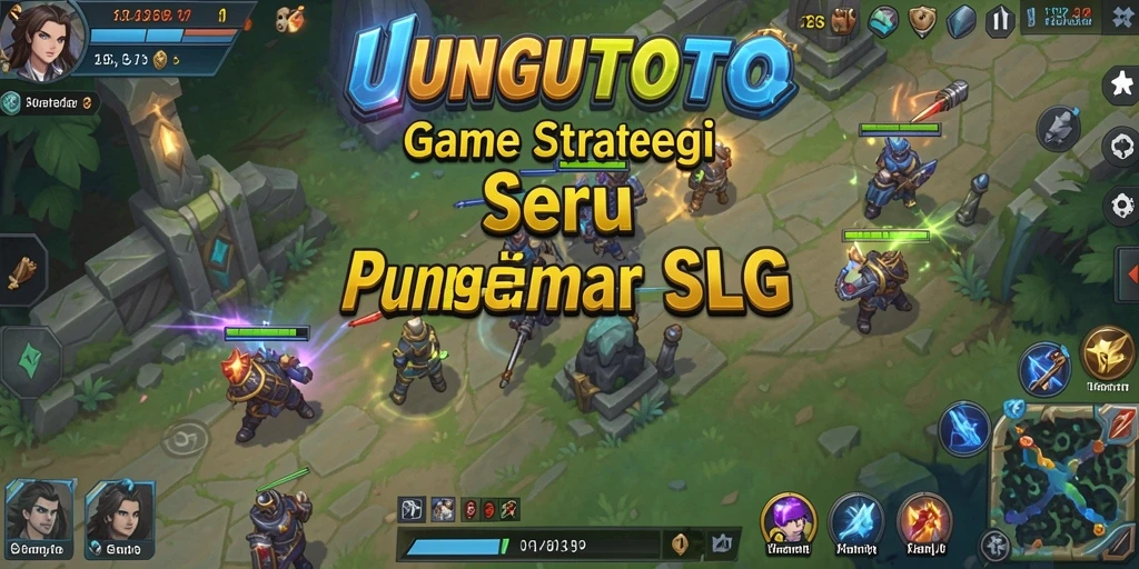 Tampilan gameplay UNGUTOTO menampilkan strategi tempur yang menarik.