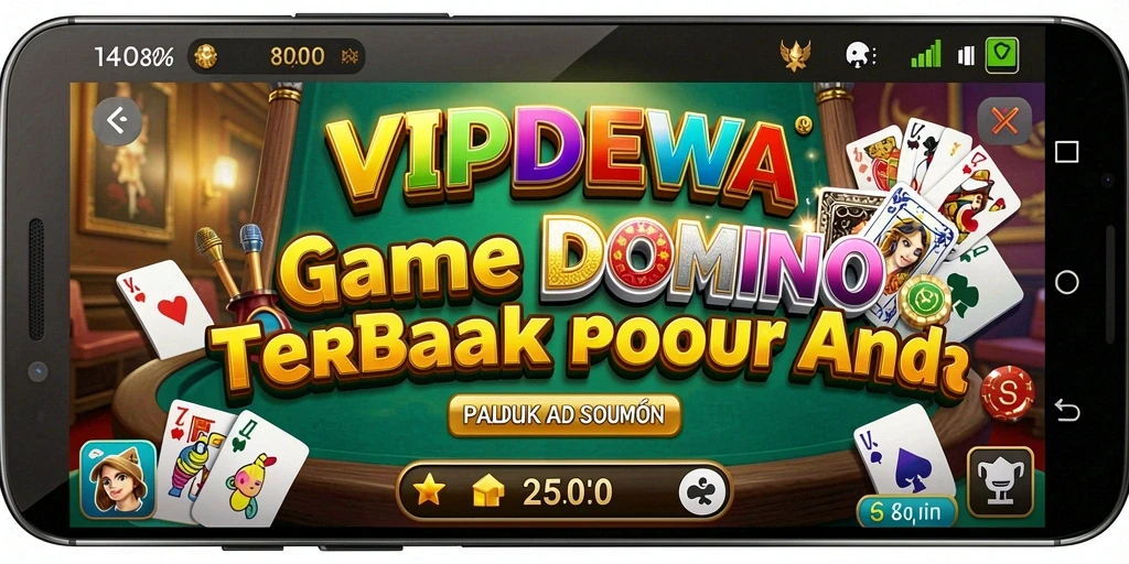 Tampilan utama gameplay Domino yang seru di VIPDEWA.