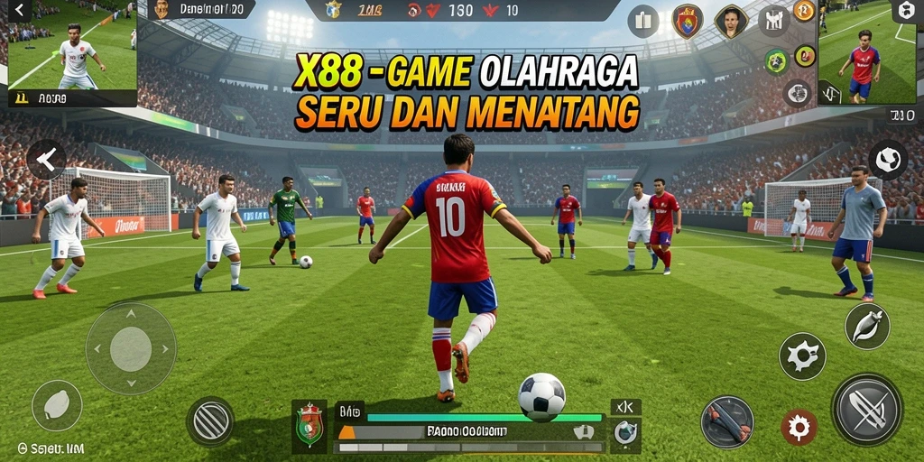 Tampilan gameplay X88 yang penuh aksi dan menarik.